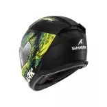 Shark bukósisak D-SKWAL 3 SPEED-VIB MAT ,MATT FEKETE-ZÖLD-KÉK