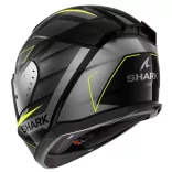 Shark bukósisak - D-Skwal 3 - Sizler FEKETE-SÖTÉTSZÜRKE-SÁRGA