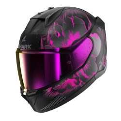   Shark bukósisak - D-Skwal 3 - Mayfer FEKETE-RÓZSASZÍN-SÖTÉTSZÜRKE