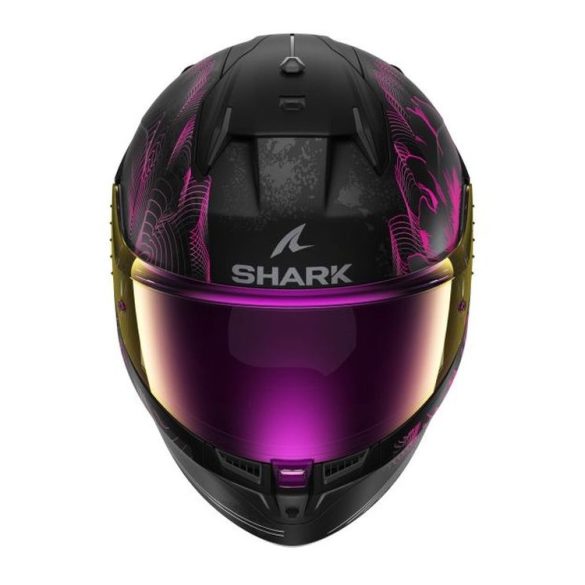 Shark bukósisak - D-Skwal 3 - Mayfer FEKETE-RÓZSASZÍN-SÖTÉTSZÜRKE