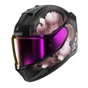 Shark bukósisak - D-Skwal 3 - Mayfer MATT FEKETE-RÓZSASZÍN-ARANY