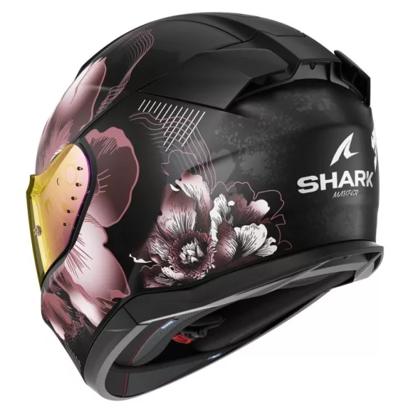 Shark bukósisak - D-Skwal 3 - Mayfer MATT FEKETE-RÓZSASZÍN-ARANY