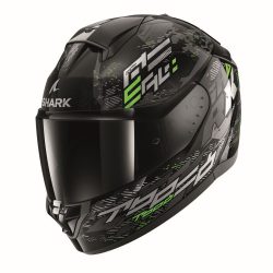 Shark bukósisak - Ridill 2 - Molokai FEKETE-EZÜST-ZÖLD