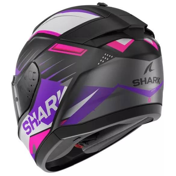 Shark bukósisak - Ridill 2 - Bersek MATT FEKETE-LILA-LILA