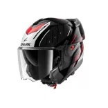 SHARK OXO RYDGER BUKÓSISAK,FEKETE-EZÜST-PIROS