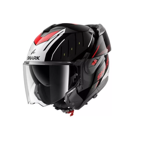 SHARK OXO RYDGER BUKÓSISAK,FEKETE-EZÜST-PIROS