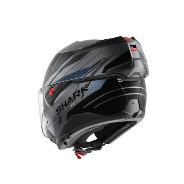 SHARK OXO RYDGER MAT BUKÓSISAK,MATT SÖTÉTSZÜRKE-KÉK-FEKETE