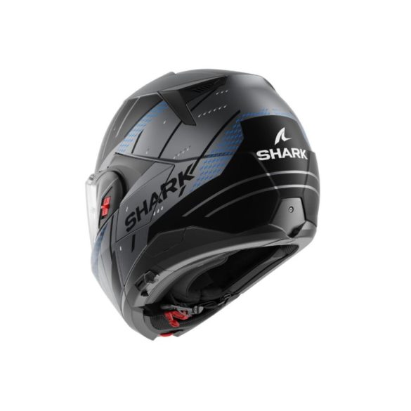 SHARK OXO RYDGER MAT BUKÓSISAK,MATT SÖTÉTSZÜRKE-KÉK-FEKETE