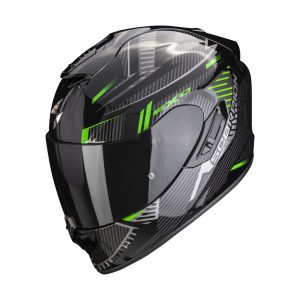 bukósisak zárt SCORPION EXO-1400 EVO AIR SHELL BLACK/GREEN