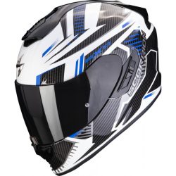 bukósisak zárt SCORPION EXO-1400 EVO AIR SHELL WHITE/BLUE