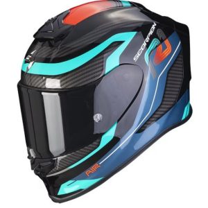bukósisak zárt SCORPION EXO-R1 EVO AIR VATIS BLACK/BLUE/RED