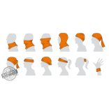 BRUBECK® ATHLETIC csősál / sál / maszk fekete