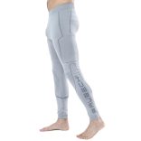 BRUBECK® COOLER Nyári férfi motoros aláöltöző nadrág szürke