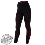 BRUBECK® COOLER Nyári női motoros aláöltöző nadrág fekete-piros
