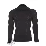 BRUBECK® COOLER nyári férfi hosszú ujjú motoros aláöltöző felső fekete