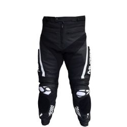 nadrág bőr sport MUGENRACE LP-MNR-1915 BLACK/WHITE