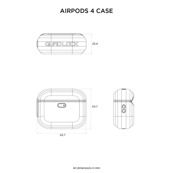 QUAD LOCK - AirPods 4 tok