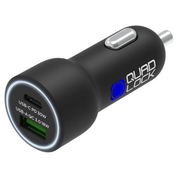 QUAD LOCK® Dual USB 12V töltő ÚJ