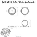 QUAD LOCK® Selfie / állvány telefongyűrű