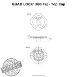 QUAD LOCK® 360™ Fej - Top Cap