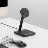 QUAD LOCK® MAG Dual asztali vezeték nélküli töltő/tartó EU 18W töltő adapterrel (választható EU 30W)