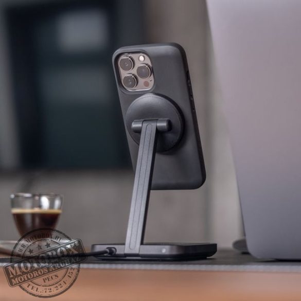 QUAD LOCK® MAG Dual asztali vezeték nélküli töltő/tartó EU 18W töltő adapterrel (választható EU 30W)