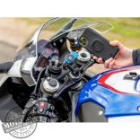 QUAD LOCK® Motor telefontartó kormányszárba + rezgéscsillapító adapter