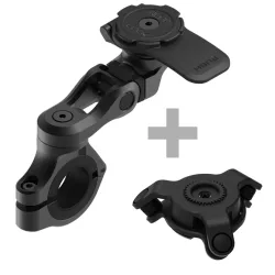   QUAD LOCK® Motor telefontartó kormányrúdra PRO Állítható + rezgéscsillapító adapter