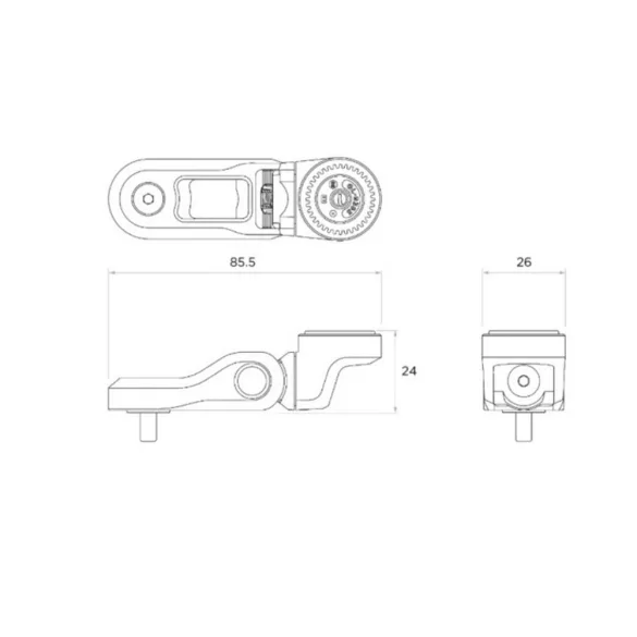 QUAD LOCK® Motor telefontartó kormányrúdra PRO Állítható