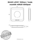 QUAD LOCK® Otthon / iroda - vezeték nélküli töltőpad
