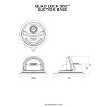 QUAD LOCK® 360 vákuumos alap tartó