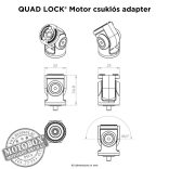 QUAD LOCK® Motor csuklós adapter
