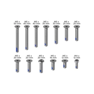 QUAD LOCK® Motor telefontartó kormányrúdra pót csavarkészlet ezüst V2