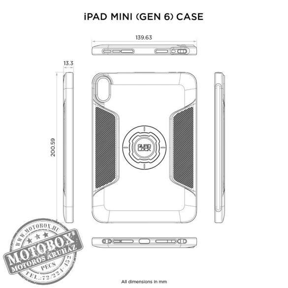 APPLE iPad Mini (6. gen) MAG™ QUAD LOCK tok