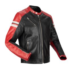 dzseki bőr SEGURA ROMEO FEKETE-PIROS