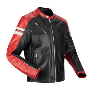 dzseki bőr SEGURA ROMEO FEKETE-PIROS