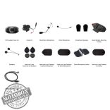 SENA SF4 DUPLA CSOMAG HD-hangszórókkal, 4-résztvevős Bluetooth kapcsolat