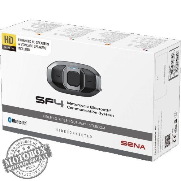 SENA SF4 - 4-résztvevős csoportos kommunikáció HD hangszórókkal
