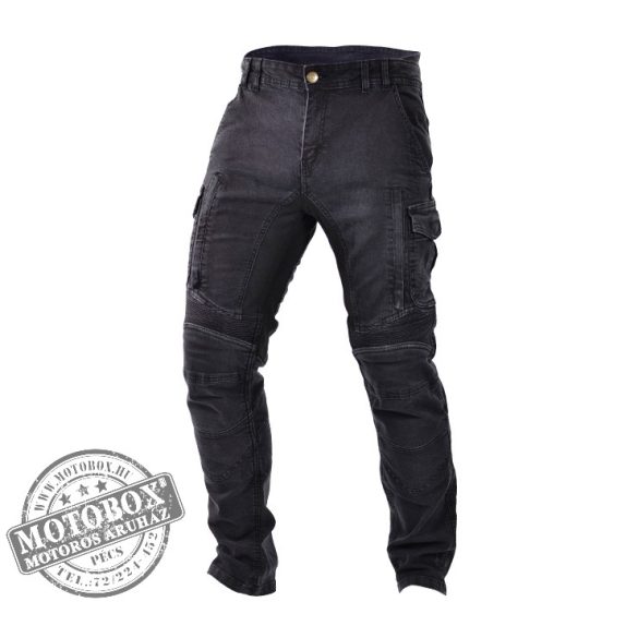 TriloBite Acid Scrambler motoros farmernadrág fekete