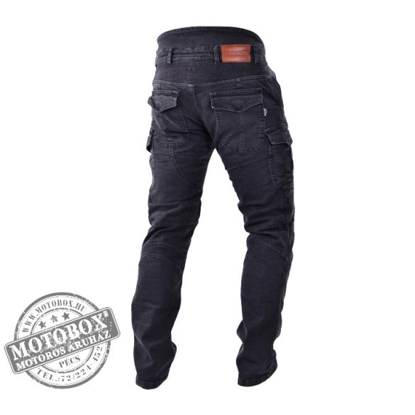 TriloBite Acid Scrambler motoros farmernadrág fekete