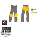 TriloBite Acid Scrambler motoros farmernadrág fekete