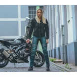 TRILOBITE LADY PARADO TECH-AIR KOMPATIBILIS NŐI MOTOROS FARMERDZSEKI, FEKETE