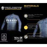 TRILOBITE LADY PARADO TECH-AIR KOMPATIBILIS NŐI MOTOROS FARMERDZSEKI,KÉK