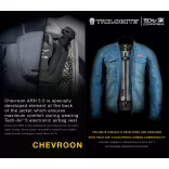 TRILOBITE LADY PARADO TECH-AIR KOMPATIBILIS NŐI MOTOROS FARMERDZSEKI,KÉK