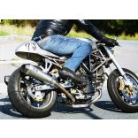 TriloBite Parado motoros farmernadrág SLIM szűkített fazon kék