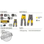 TriloBite Parado motoros farmernadrág SLIM szűkített fazon kék