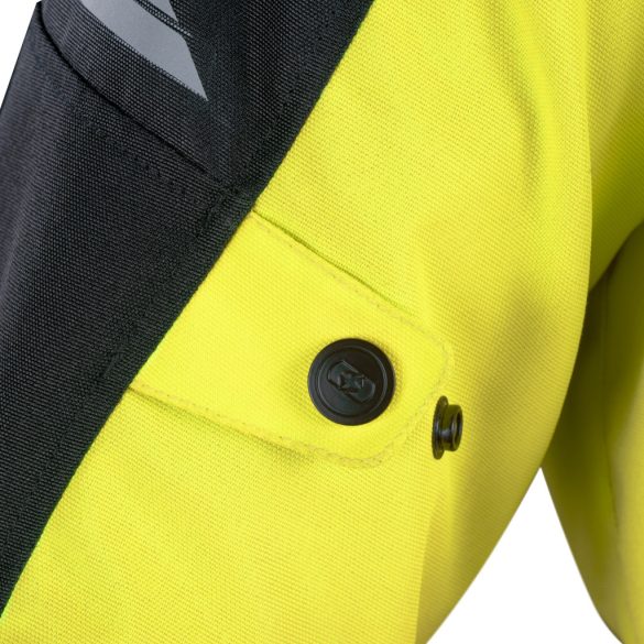 kabát textil OXFORD METRO 2.0 FEKETE/Fluo