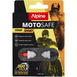 Alpine MotoSafe Duo Pack motoros füldugó 