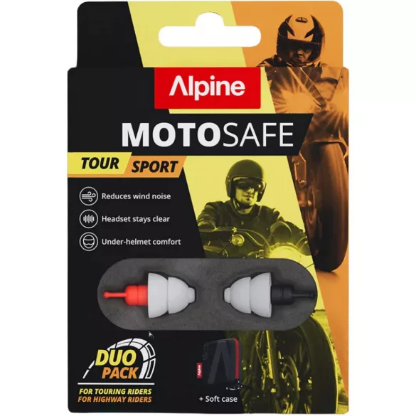 Alpine MotoSafe Duo Pack motoros füldugó 