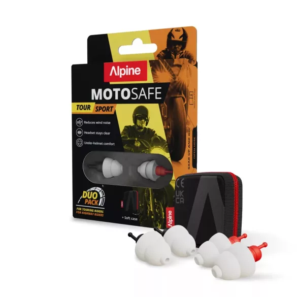 Alpine MotoSafe Duo Pack motoros füldugó 